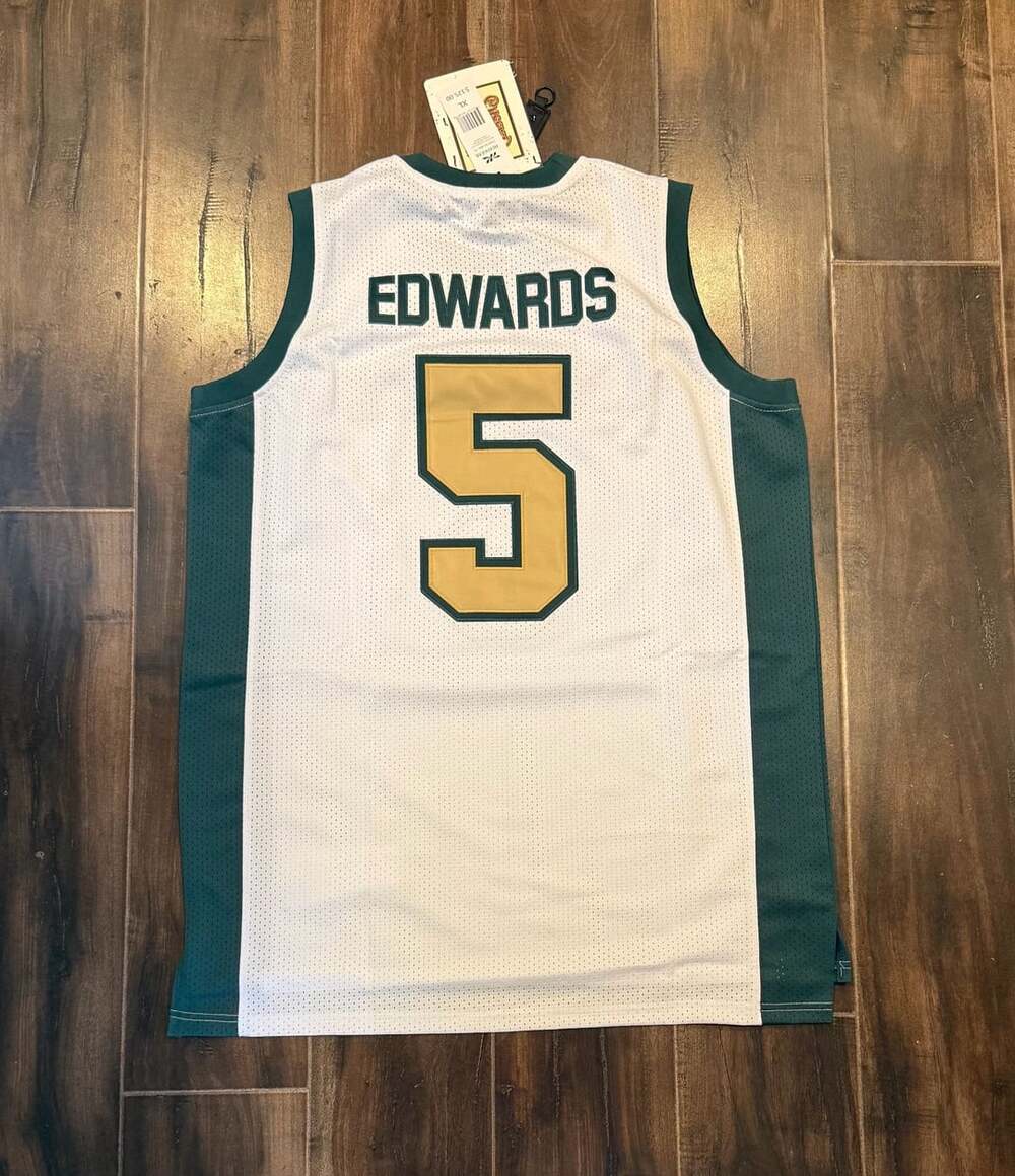Headgear Classics Anthony Edwards Holy Spirit Prep High School Basketball Jersey